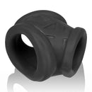 Oxsling Cocksling Silicone TPR Blend Black Ice support ring showcasing its unique design and texture.
