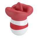 Pretty Love Mina the Flaming Lips Tongue Vibrator Red with realistic tongue design for pleasure.