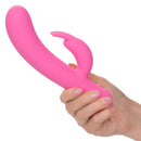 First Time® Rechargeable Bunny - Dual Stimulation, Turbo Boost, Waterproof vibe in hand