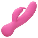 First Time® Rechargeable Bunny, dual stimulation vibrator, pink, waterproof, intense rumbling vibrations, turbo boost function.