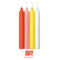 9'S Make Me Melt Candle Passionettes in pastel colors set of four for sensual BDSM wax play made from 100% paraffin wax