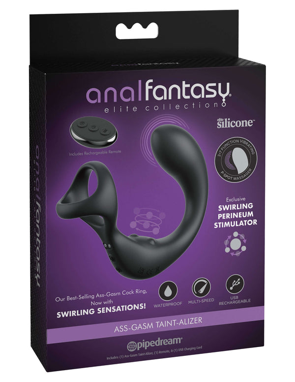ANAL FANTASY ELITE ASS-GASM TAINT-ALIZER - BLACK-0