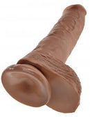 KING COCK 10 IN COCK W/BALLS TAN-2