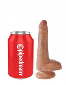 KING COCK 6 IN COCK W/BALLS TAN-3