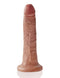 King Cock 7-inch tan dildo, realistic design with detailed texture, ideal for strap-on harnesses.