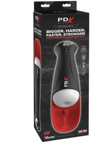 PDX ELITE FUCK-O-MATIC PRO XL WHITE/RED-5