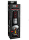 PDX ELITE Milk Me Hotter Intermittent Thrusting Stroker packaging showing advanced thrusting and vibrating features with body heat technology