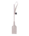 Bright peach faux leather Peaches 'n CreaMe Riding Crop with flexible shaft, 12 inches long, perfect for playful taps and teases.