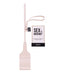Peaches 'n CreaMe Riding Crop by Sex&Mischief in bright peach faux leather, 12 inches long with flexible shaft for pleasurable play.