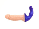 Vixen Peacemaker Vixskin Double Sided Dildo Vanilla with dual ends, realistic silicone design for versatile pleasure.