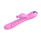 Red Queen Premium Rabbit Vibe in pink with dual motors and external stimulator for intense pleasure.