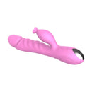 Red Queen Premium Rabbit Vibe in Pink with dual motors and ergonomic design for intense pleasure and stimulation.