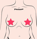 PASTEASE STAR GLOW IN THE DARK NEON PINK-0