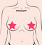 PASTEASE STAR GLOW IN THE DARK NEON PINK-0