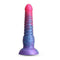Colours Silicone Stacked Dildo 6 inches in pink and blue, crafted from liquid silicone for enhanced pleasure.