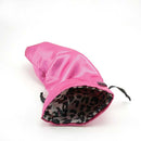 Sugar Sak Sex Toys Bag Storage Extra Large Pink showing the exterior and interior design.