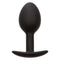 Weighted silicone plug with ergonomic design for enhanced sensory pleasure.