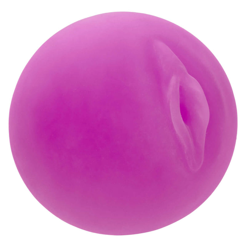 Pop Sock!™ Pussy Purple masturbator with ultra life-like Pure Skin® material, providing realistic softness and warmth in vibrant purple.