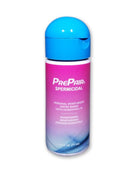 Pre Pair Spermicidal Lube 2.4 Oz Water Based bottle with blue cap and pink label, designed for intimate use.