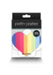 Pretty Pasties Pride Heart & Flower Rainbow 2 Pair - NS Novelties Adhesive Nipple Covers in packaging