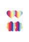Pretty Pasties Pride Heart & Flower Rainbow adhesive nipple covers by NS Novelties featuring colorful pride-inspired designs.