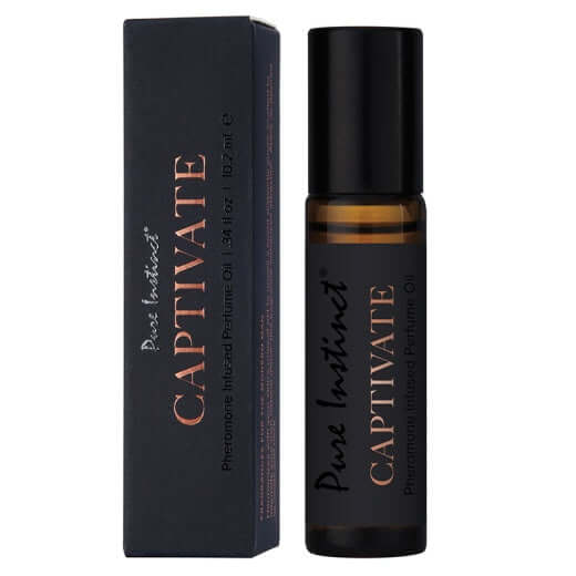 PURE INSTINCT PHEROMONE PERFUME OIL CAPTIVATE .34 OZ-0