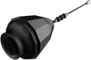 Evolved Novelties Spinning O Clitoral Egg Vibrator Black with a sleek diamond-textured design.