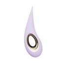 Lelo Dot Clitoral Stimulator Lilac, a sleek elliptical pleasure device for focused clitoral stimulation.