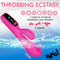 Digital Silicone Rabbit Vibrator with LED Display for Dual Stimulation and Ecstasy