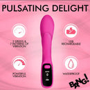 Digital Silicone Rabbit Vibrator with LED Display, featuring 3 speeds, USB rechargeable, and waterproof design for ultimate pleasure.
