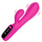 Digital Silicone Rabbit Vibrator with LED Display for dual stimulation and ultimate pleasure experience