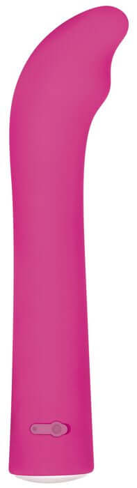 Pink rechargeable 5 inches G-Spot vibrator with gently curved tip for targeted stimulation and seven speeds