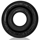 Oxballs Rimz Big Single Cock Ring Black, designed for comfort and secure fit, showcasing soft body-hugging grip.