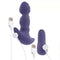 Gender X Ring It Anal Vibe with 10 vibrating rhythms and dual ring rim job action, showcasing USB charging cables.