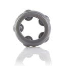 RingO Ranglers Cock Rings Fish Bowl 30 Pc - gray stretchy performance ring with textured surface for enhanced sensation.
