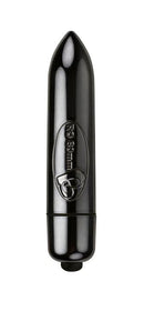 80mm Bullet Vibrator Gun Metal Gray, compact and powerful bullet vibrator by Rocks-Off Toys.