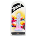 Besties Colourz Collection Rocky Dildo in packaging with a vibrant design and playful colors.