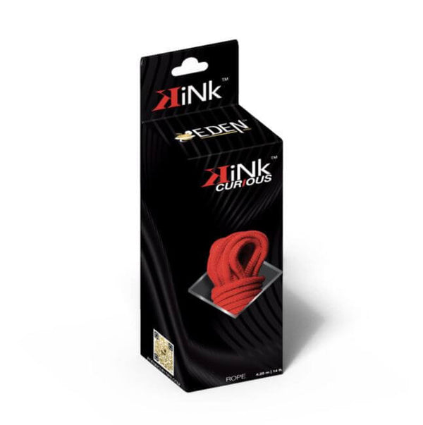 KINK CURIOUS BONDAGE ROPE RED-0