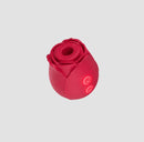 Sweet Dreams Rose True Suction Clitoral Stimulator in red with illuminated controls.