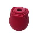 Rose Suction Air Pulse Stimulator Red designed for enhanced clitoral sensations with air pulse technology.