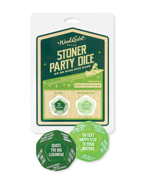 Stoner Party Dice Game - Fun and Exciting Do or Dare Dice Game for Parties Featuring 12-Sided Dice with Thrilling Instructions