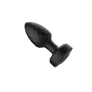 Viben Twila Twirling Smoke Gem Light Up Vibrating Anal Plug with diamond textures and glowing base.