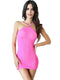 HALTER SHIMMERY MINI DRESS PINK-1