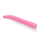 Calexotics Slender G-Spot 7 Inch Massager Pink gently curved massager for precise internal stimulation.