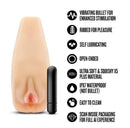 EnLust Sabrina Male Masturbator with Bullet Vibrator featuring vibrating bullet for enhanced stimulation and self-lubricating design.