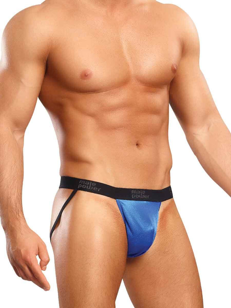 JOCK SATIN LYCRA ROYAL BLUE LARGE/ XL-0