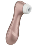 Satisfyer Pro 2 Next Generation pleasure device showcasing its sleek design and touch-free stimulation features.