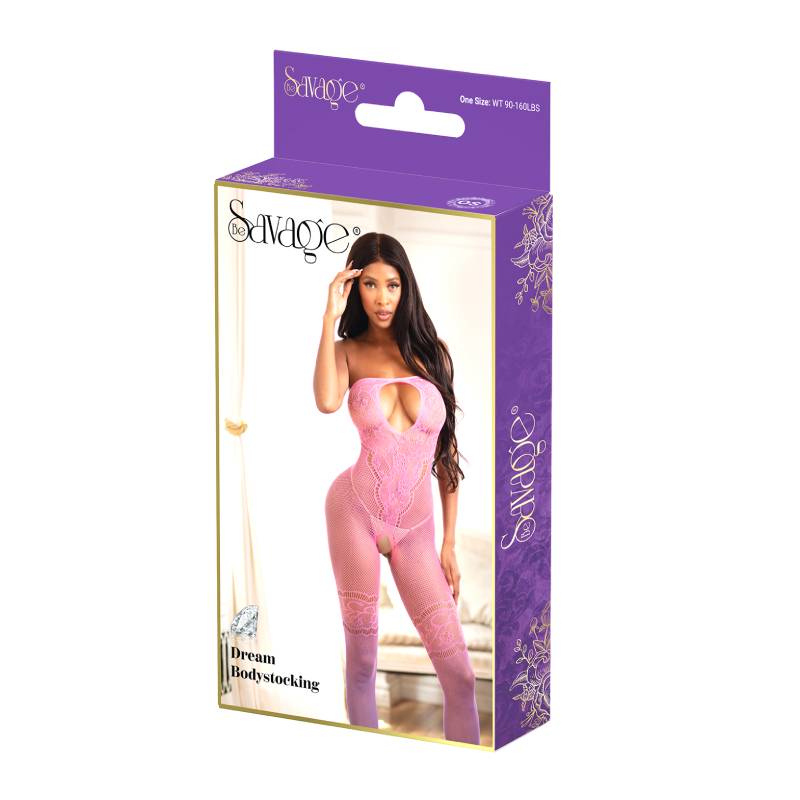 DREAM BODYSTOCKING PINK/PURPLE-2