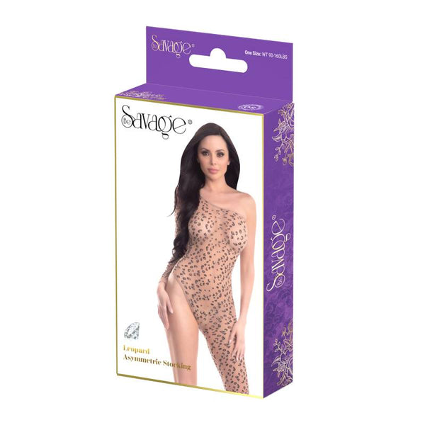 LEOPARD ASYMMETRIC STOCKING LEOPARD-2