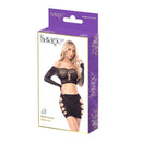 RHINESTONE SKIRT SET BLACK RHINESTONE-2